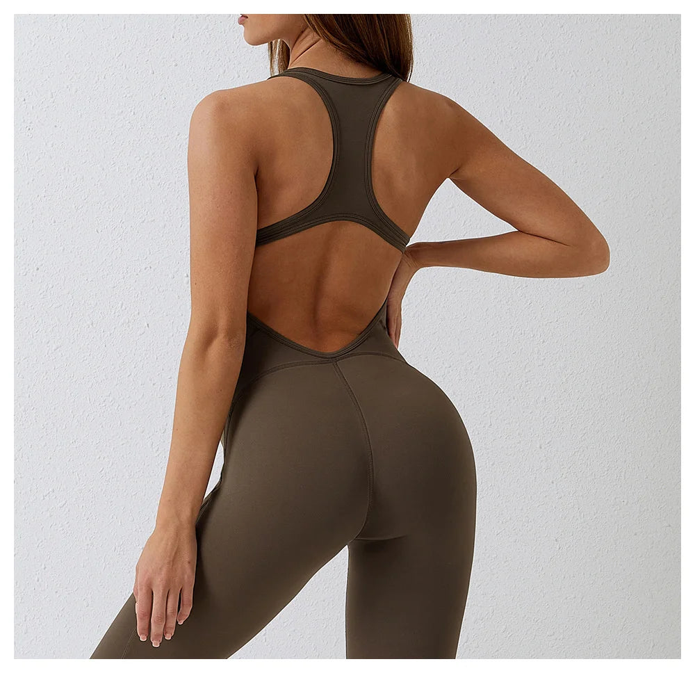 Fitness Bodysuit Siamese Sportswear Women Jumpsuit