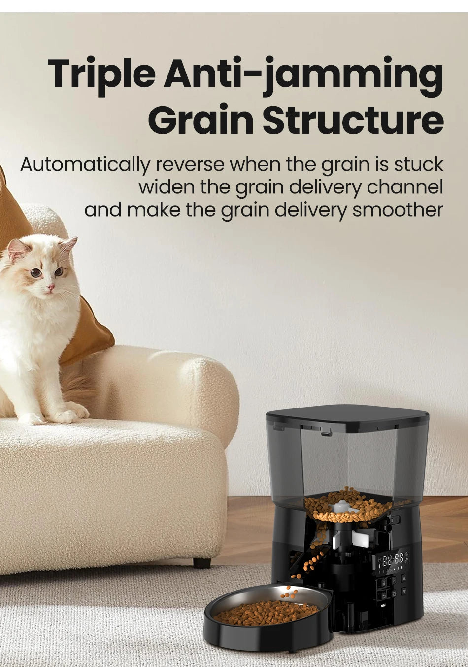 Automatic Pet Feeder Button Version