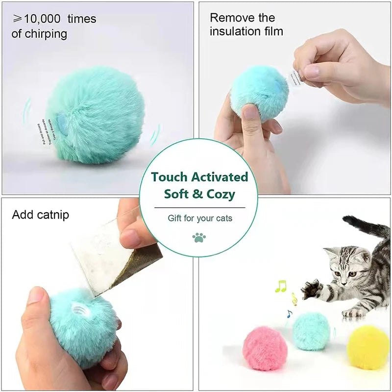 Smart Cat Toy Electric Catnip Training Toy For Kitten