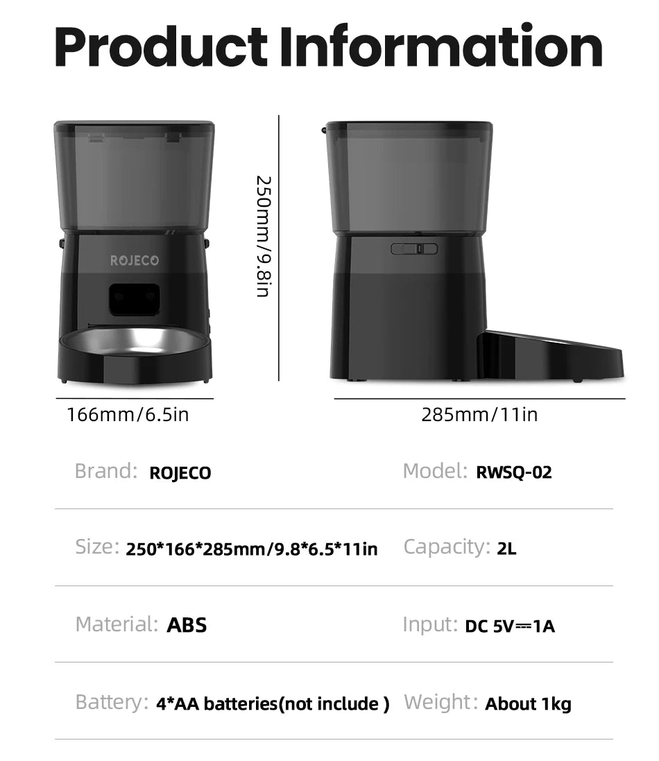 Automatic Pet Feeder Button Version