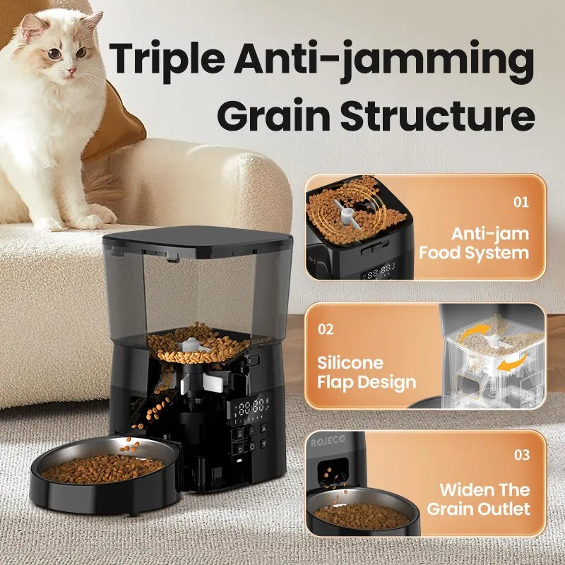 Automatic Pet Feeder Button Version