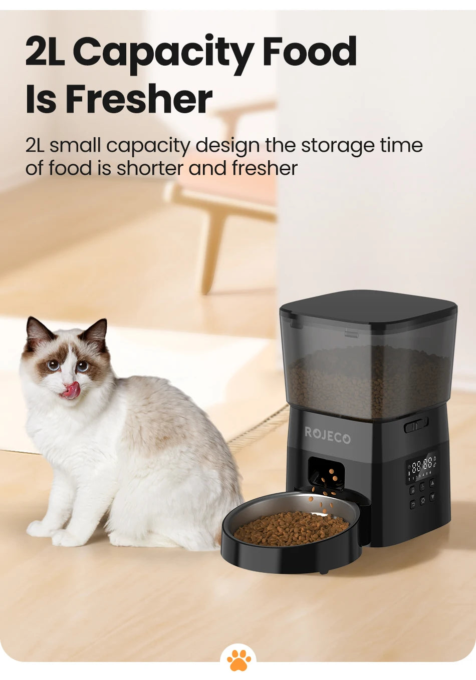 Automatic Pet Feeder Button Version